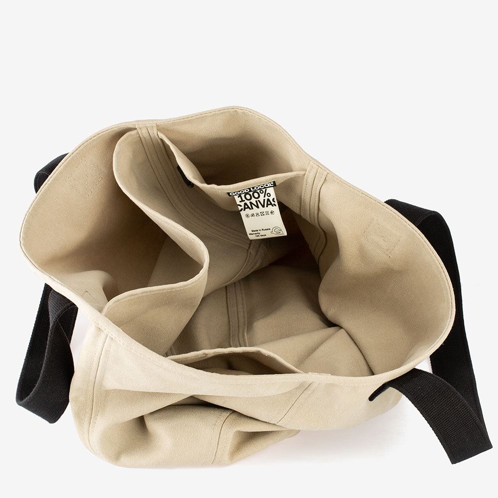 картинка Shopper Canvas Line Beige от магазина Good local
